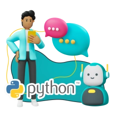 Умный чат-бот на Python на Telegram - КИБЕРшкола программирования для детей, компьютерные курсы для школьников, начинающих и подростков - KIBERone г. Котельники